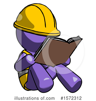 Royalty-Free (RF) Purple Design Mascot Clipart Illustration by Leo Blanchette - Stock Sample #1572312