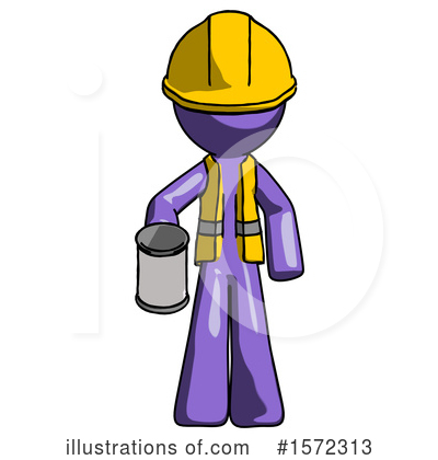 Royalty-Free (RF) Purple Design Mascot Clipart Illustration by Leo Blanchette - Stock Sample #1572313