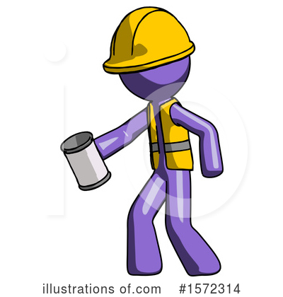 Royalty-Free (RF) Purple Design Mascot Clipart Illustration by Leo Blanchette - Stock Sample #1572314