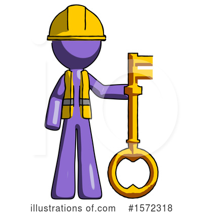 Royalty-Free (RF) Purple Design Mascot Clipart Illustration by Leo Blanchette - Stock Sample #1572318