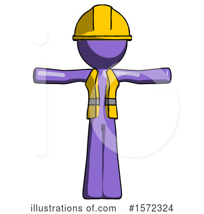 Royalty-Free (RF) Purple Design Mascot Clipart Illustration by Leo Blanchette - Stock Sample #1572324