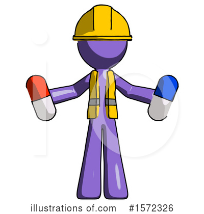 Royalty-Free (RF) Purple Design Mascot Clipart Illustration by Leo Blanchette - Stock Sample #1572326