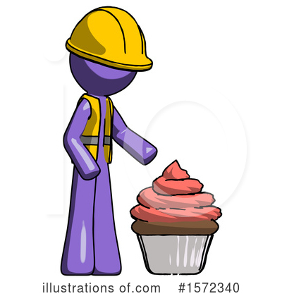 Royalty-Free (RF) Purple Design Mascot Clipart Illustration by Leo Blanchette - Stock Sample #1572340