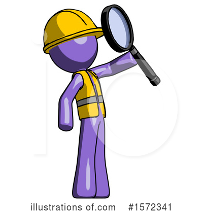 Royalty-Free (RF) Purple Design Mascot Clipart Illustration by Leo Blanchette - Stock Sample #1572341