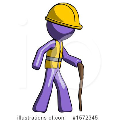 Royalty-Free (RF) Purple Design Mascot Clipart Illustration by Leo Blanchette - Stock Sample #1572345