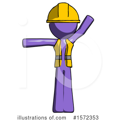 Royalty-Free (RF) Purple Design Mascot Clipart Illustration by Leo Blanchette - Stock Sample #1572353
