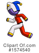 Purple Design Mascot Clipart #1574540 by Leo Blanchette