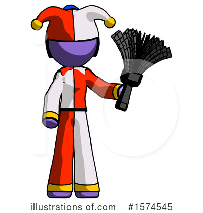 Royalty-Free (RF) Purple Design Mascot Clipart Illustration by Leo Blanchette - Stock Sample #1574545