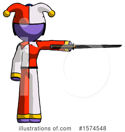 Royalty-Free (RF) Purple Design Mascot Clipart Illustration by Leo Blanchette - Stock Sample #1574548