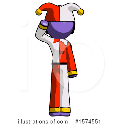 Royalty-Free (RF) Purple Design Mascot Clipart Illustration by Leo Blanchette - Stock Sample #1574551