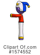 Purple Design Mascot Clipart #1574552 by Leo Blanchette