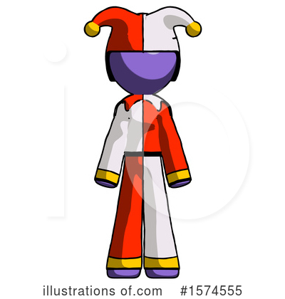 Royalty-Free (RF) Purple Design Mascot Clipart Illustration by Leo Blanchette - Stock Sample #1574555