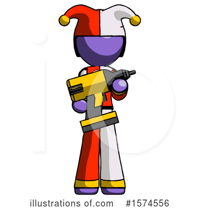 Royalty-Free (RF) Purple Design Mascot Clipart Illustration by Leo Blanchette - Stock Sample #1574556
