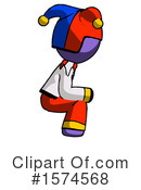 Purple Design Mascot Clipart #1574568 by Leo Blanchette
