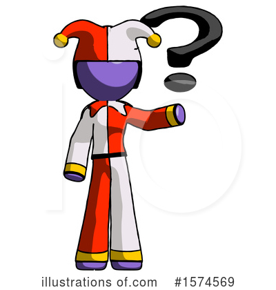 Royalty-Free (RF) Purple Design Mascot Clipart Illustration by Leo Blanchette - Stock Sample #1574569