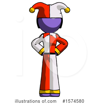 Royalty-Free (RF) Purple Design Mascot Clipart Illustration by Leo Blanchette - Stock Sample #1574580