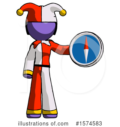 Royalty-Free (RF) Purple Design Mascot Clipart Illustration by Leo Blanchette - Stock Sample #1574583