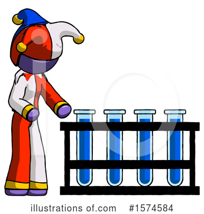 Royalty-Free (RF) Purple Design Mascot Clipart Illustration by Leo Blanchette - Stock Sample #1574584