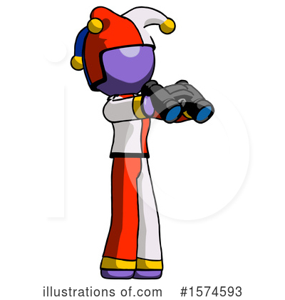 Royalty-Free (RF) Purple Design Mascot Clipart Illustration by Leo Blanchette - Stock Sample #1574593