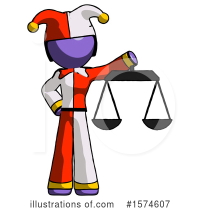 Royalty-Free (RF) Purple Design Mascot Clipart Illustration by Leo Blanchette - Stock Sample #1574607