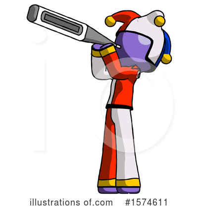 Royalty-Free (RF) Purple Design Mascot Clipart Illustration by Leo Blanchette - Stock Sample #1574611