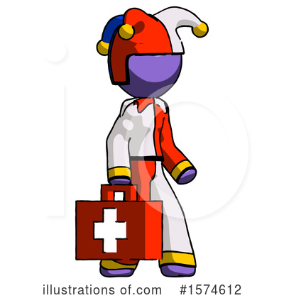 Royalty-Free (RF) Purple Design Mascot Clipart Illustration by Leo Blanchette - Stock Sample #1574612