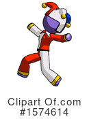 Purple Design Mascot Clipart #1574614 by Leo Blanchette
