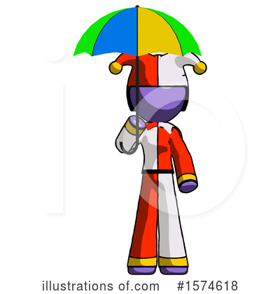 Royalty-Free (RF) Purple Design Mascot Clipart Illustration by Leo Blanchette - Stock Sample #1574618