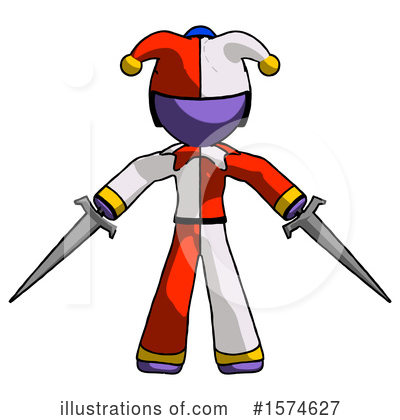 Royalty-Free (RF) Purple Design Mascot Clipart Illustration by Leo Blanchette - Stock Sample #1574627