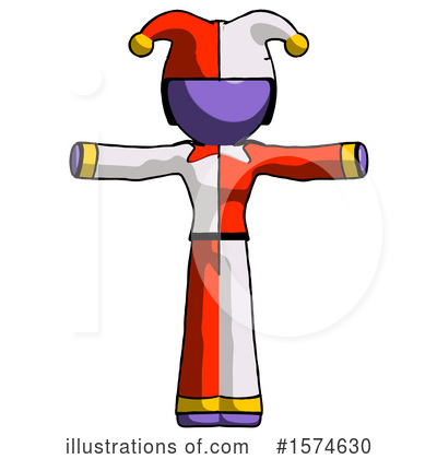 Royalty-Free (RF) Purple Design Mascot Clipart Illustration by Leo Blanchette - Stock Sample #1574630