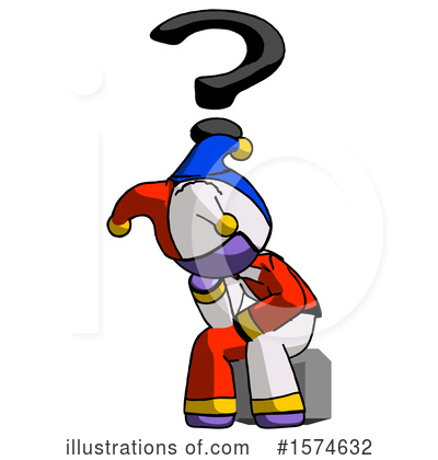Royalty-Free (RF) Purple Design Mascot Clipart Illustration by Leo Blanchette - Stock Sample #1574632