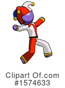 Purple Design Mascot Clipart #1574633 by Leo Blanchette