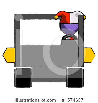 Royalty-Free (RF) Purple Design Mascot Clipart Illustration by Leo Blanchette - Stock Sample #1574637