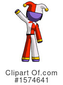 Purple Design Mascot Clipart #1574641 by Leo Blanchette