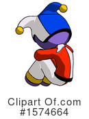 Purple Design Mascot Clipart #1574664 by Leo Blanchette