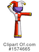 Purple Design Mascot Clipart #1574665 by Leo Blanchette
