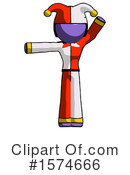 Purple Design Mascot Clipart #1574666 by Leo Blanchette