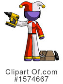 Purple Design Mascot Clipart #1574667 by Leo Blanchette