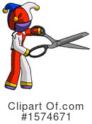 Purple Design Mascot Clipart #1574671 by Leo Blanchette