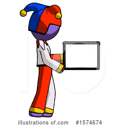 Royalty-Free (RF) Purple Design Mascot Clipart Illustration by Leo Blanchette - Stock Sample #1574674