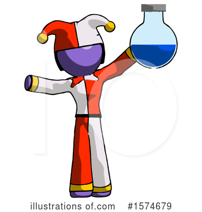 Royalty-Free (RF) Purple Design Mascot Clipart Illustration by Leo Blanchette - Stock Sample #1574679