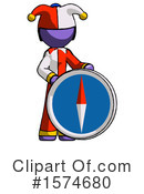 Purple Design Mascot Clipart #1574680 by Leo Blanchette