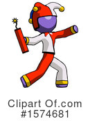 Purple Design Mascot Clipart #1574681 by Leo Blanchette