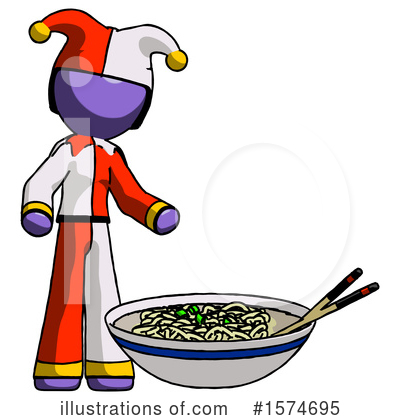 Royalty-Free (RF) Purple Design Mascot Clipart Illustration by Leo Blanchette - Stock Sample #1574695