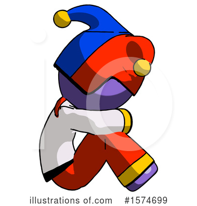 Royalty-Free (RF) Purple Design Mascot Clipart Illustration by Leo Blanchette - Stock Sample #1574699