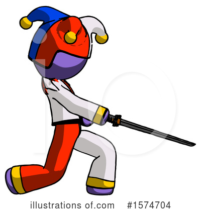 Royalty-Free (RF) Purple Design Mascot Clipart Illustration by Leo Blanchette - Stock Sample #1574704