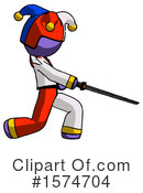 Purple Design Mascot Clipart #1574704 by Leo Blanchette