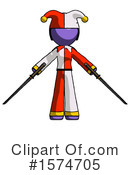 Purple Design Mascot Clipart #1574705 by Leo Blanchette
