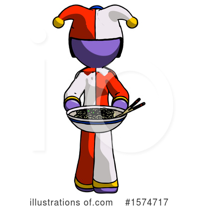 Royalty-Free (RF) Purple Design Mascot Clipart Illustration by Leo Blanchette - Stock Sample #1574717