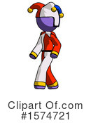 Purple Design Mascot Clipart #1574721 by Leo Blanchette